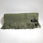 Fair Trade Banana Yarn Scarf - Sage green